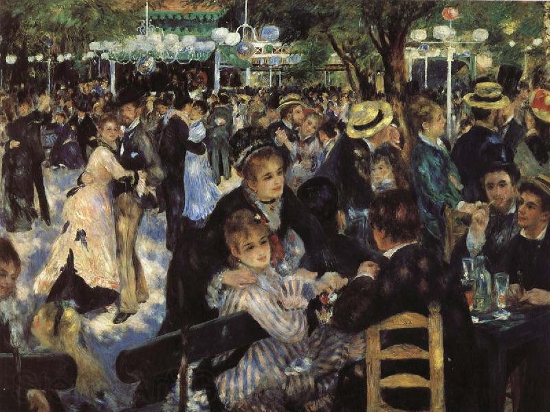 Pierre Auguste Renoir Red Mill Street dance France oil painting art
